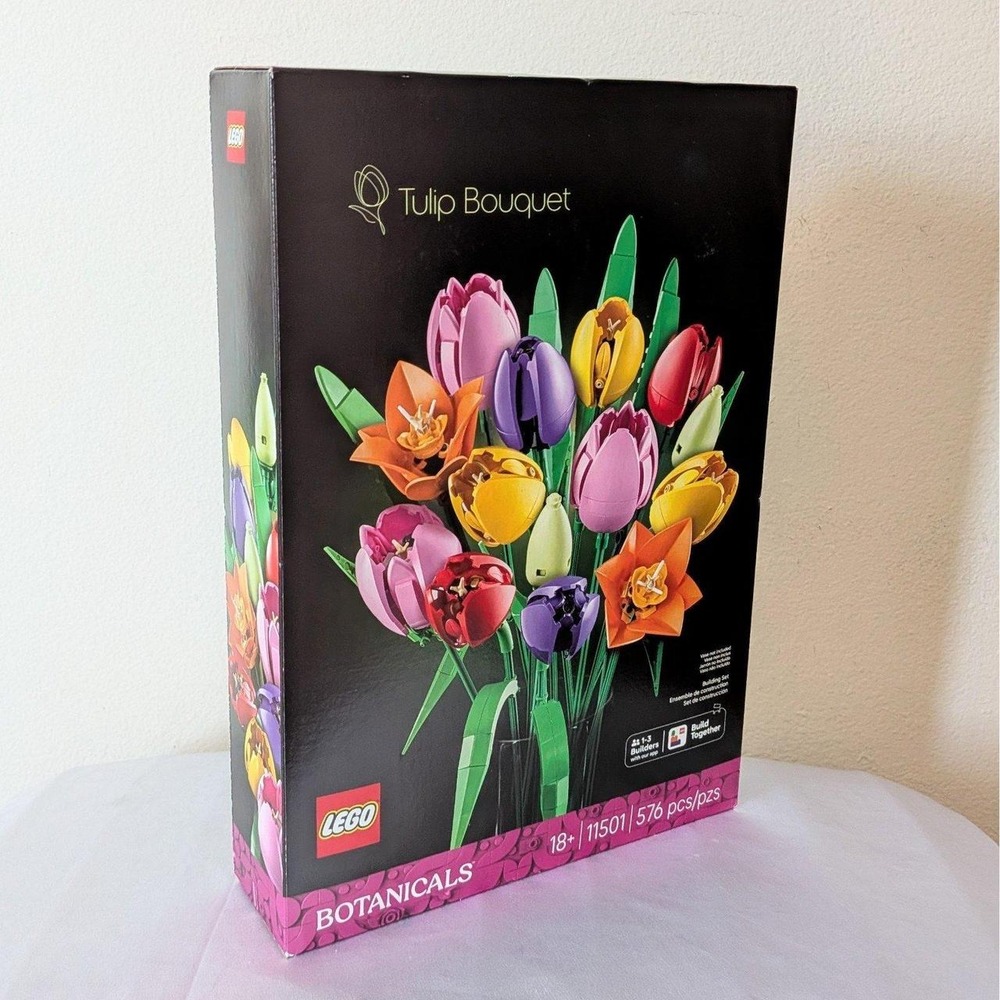 LEGO Botanicals Tulip Bouquet Flower Decor 11501 (576 Pieces)